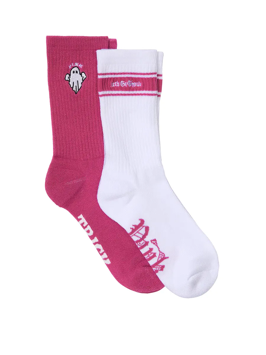 

Комплект из 2 носков для экипажа Pink, розовый