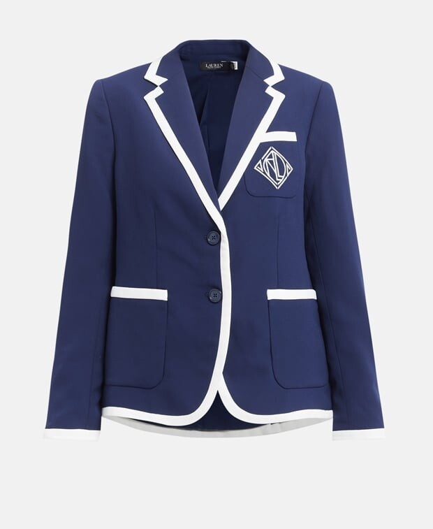 

Блейзер Lauren Ralph Lauren, темно-синий
