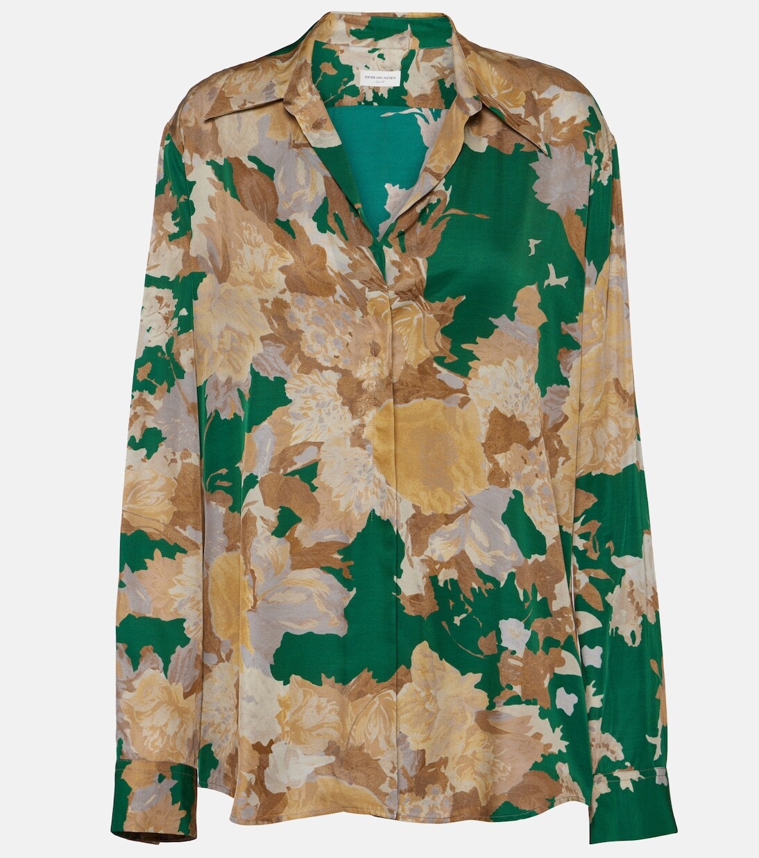 

Блузка celindas с цветочным принтом Dries Van Noten, зеленый