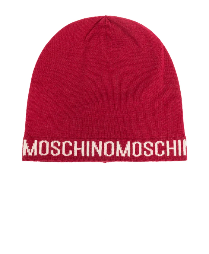

Кепка с логотипом Moschino, красный