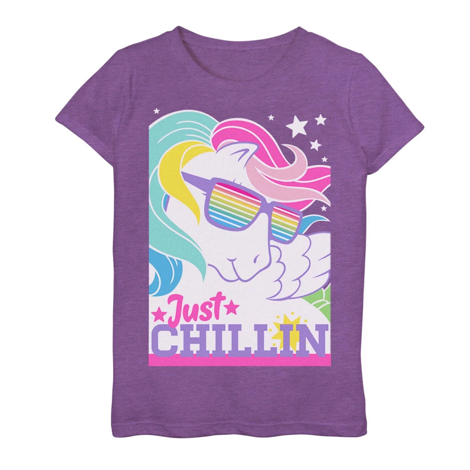 

Футболка с рисунком My Little Pony Just Chillin для девочек 7–16 лет My Little Pony
