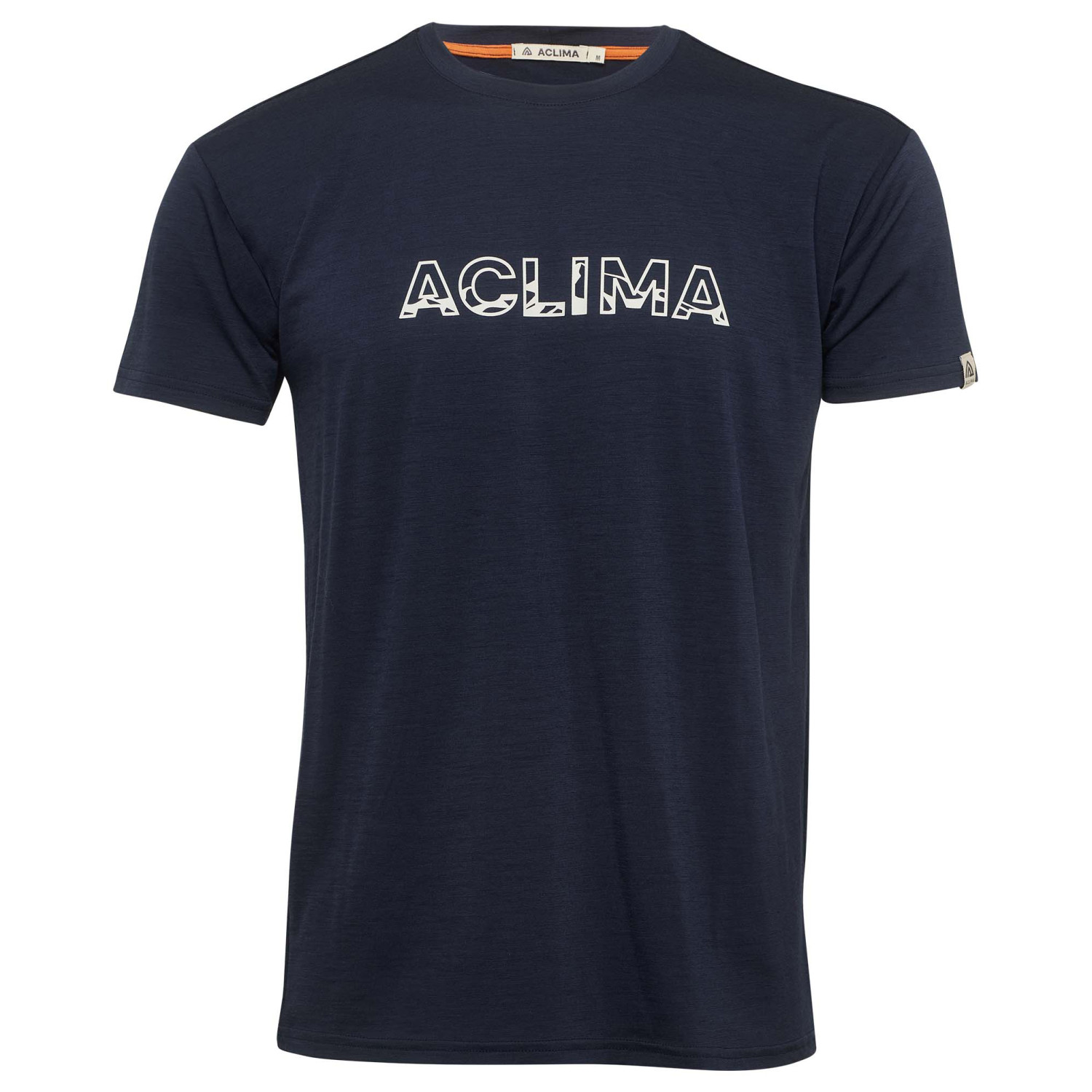 Рубашка из мериноса Aclima Lightwool Tee Logo, цвет Navy Blazer