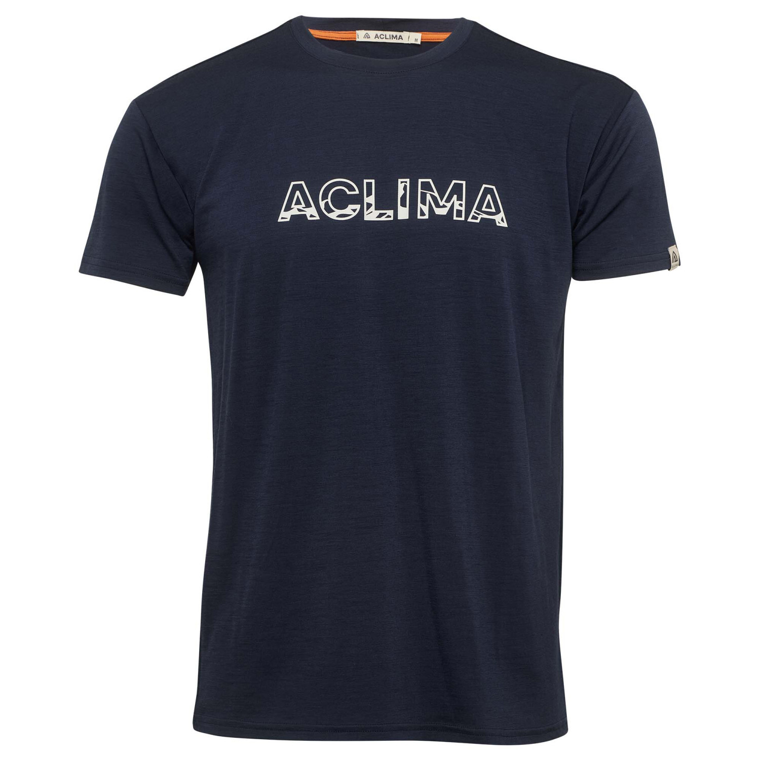 

Рубашка из мериноса Aclima Lightwool Tee Logo, цвет Navy Blazer