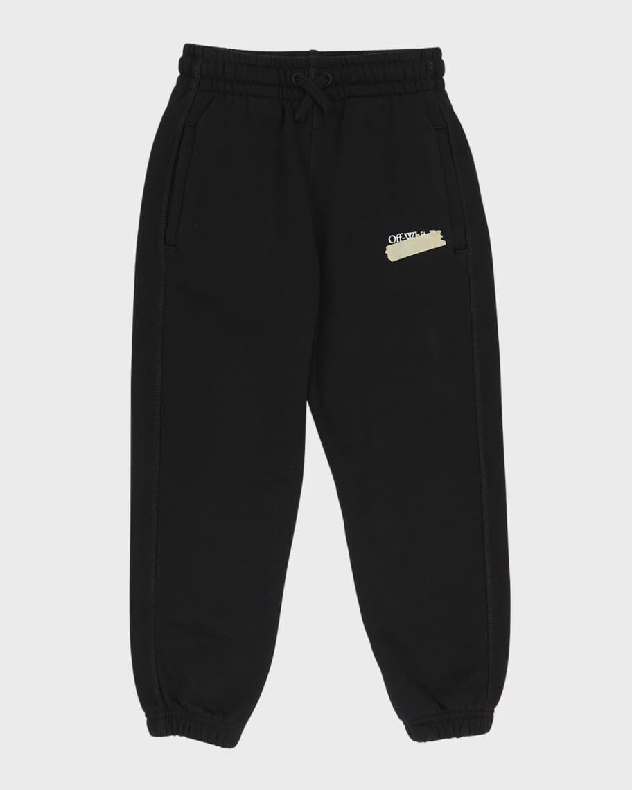 

Спортивные штаны с логотипом Paper Tape для мальчиков, размеры 4–12 Off-White