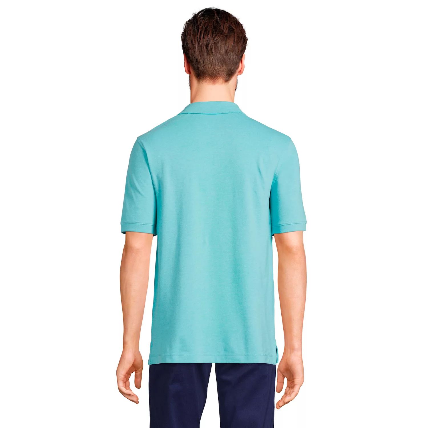 Сетчатая рубашка-поло с короткими рукавами Big & Tall CoolMax Lands' End