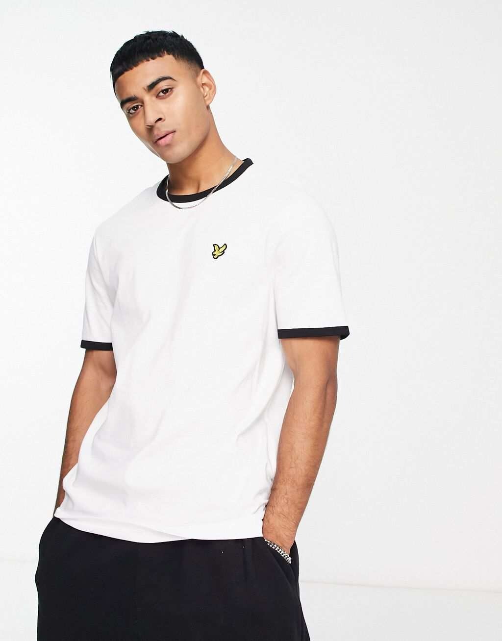 

Белая футболка оверсайз с логотипом Lyle & Scott Vintage эксклюзивно для ASOS, Белый