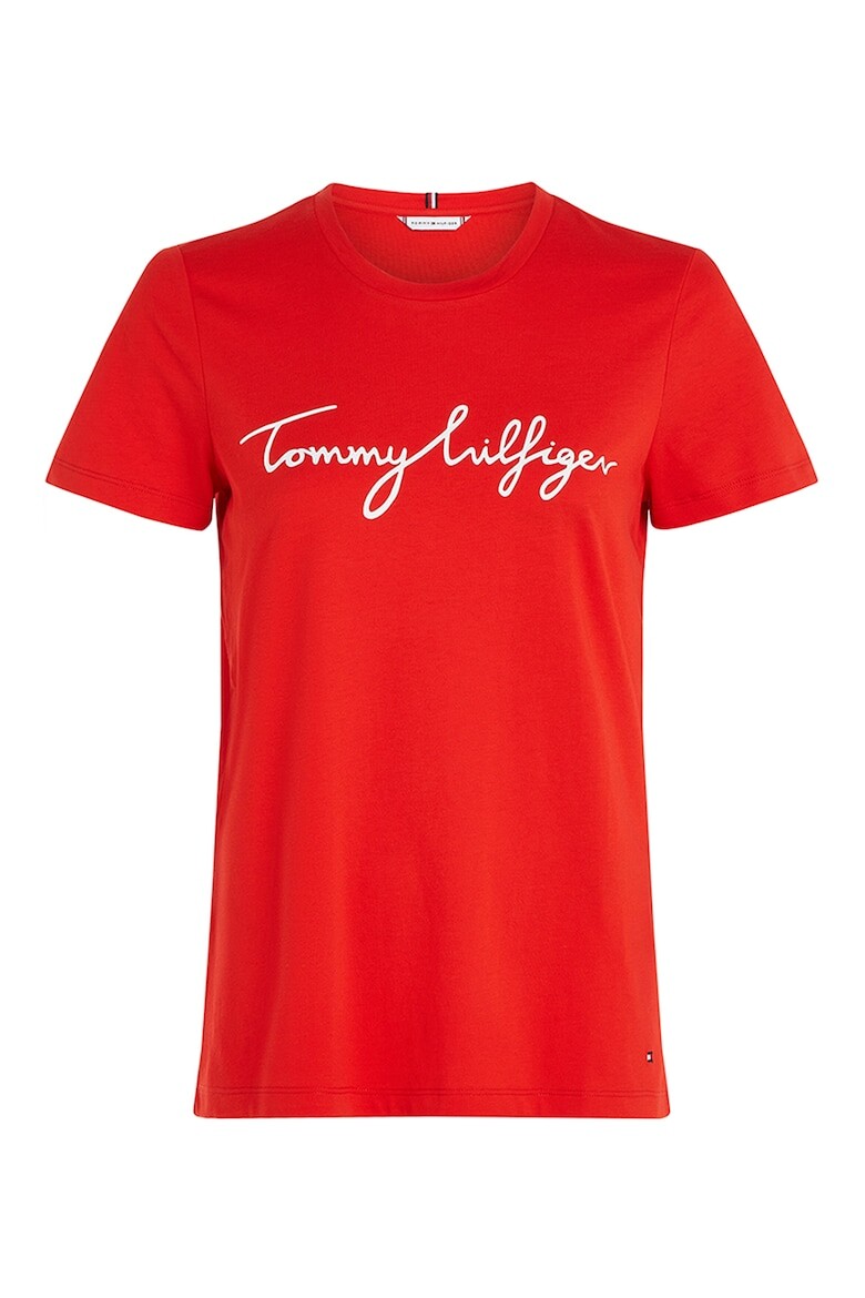 

Футболка с логотипом Tommy Hilfiger, красный