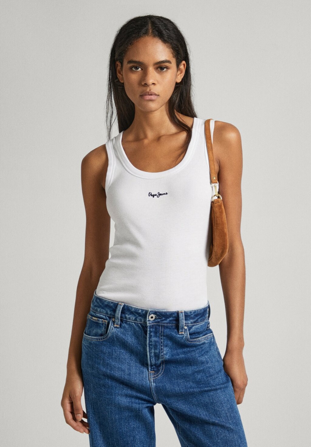 

Топ LANE Pepe Jeans, цвет white