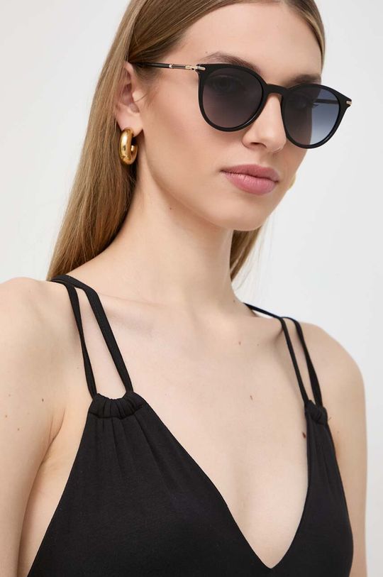 Солнечные очки Carolina Herrera, черный солнцезащитные очки carolina herrera коричневый серебряный