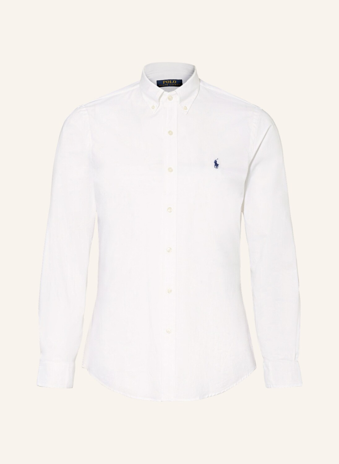 

Рубашка POLO RALPH LAUREN Slim Fit, белый
