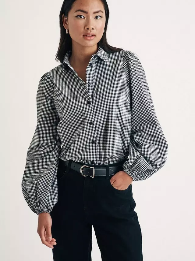 

Рубашка Nobody's Child Della Gingham Organic Cotton, разноцветный