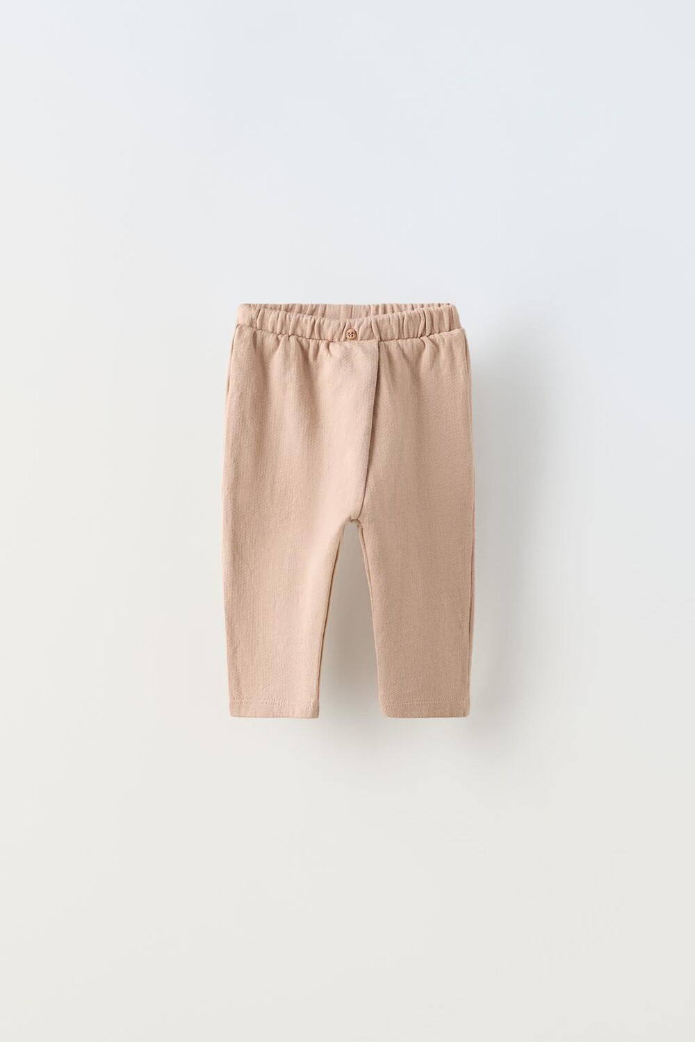 

Брюки из плюшевого джерси ZARA, песок