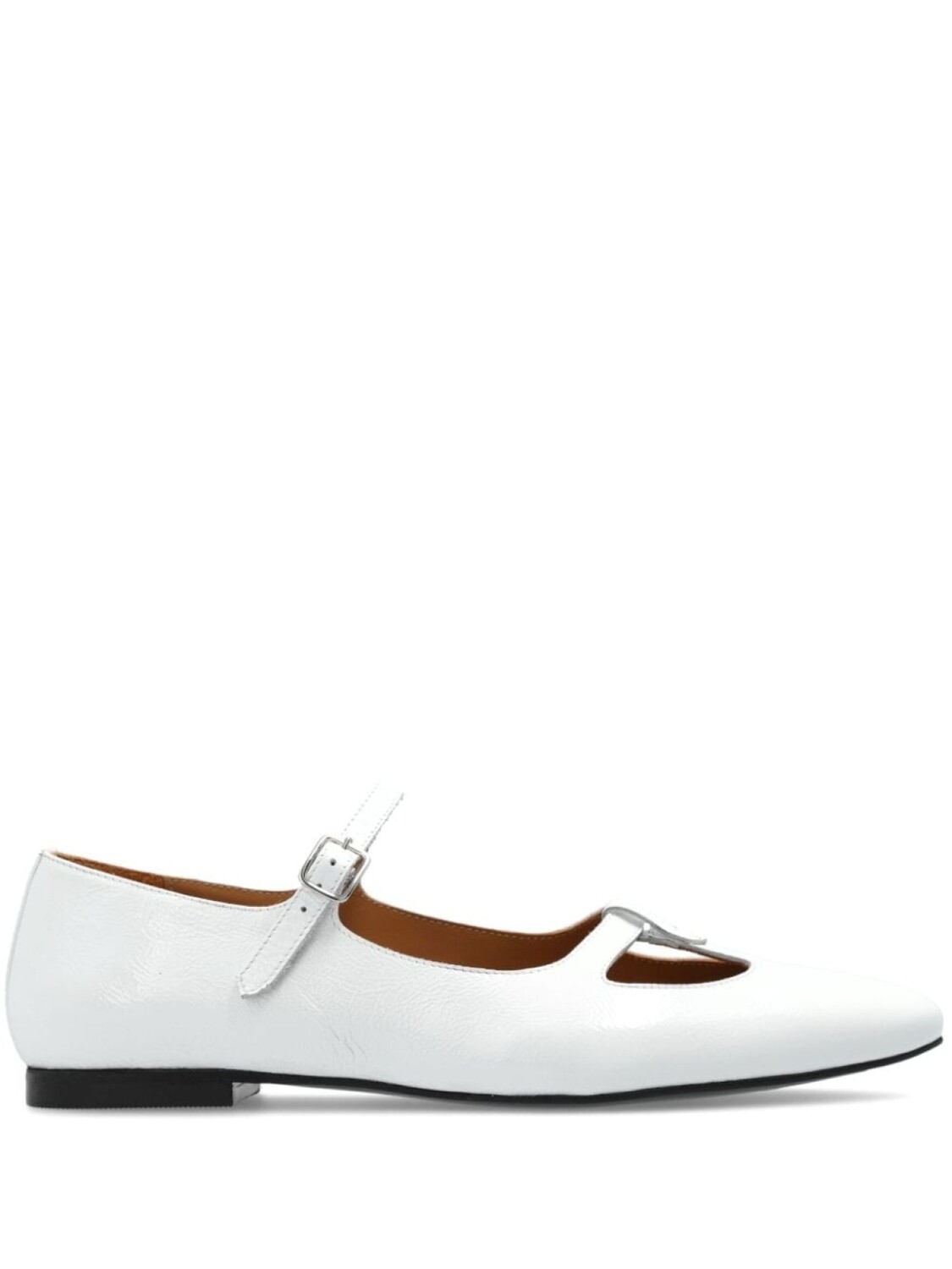 

A.P.C. балетки из кожи Кэти, белый