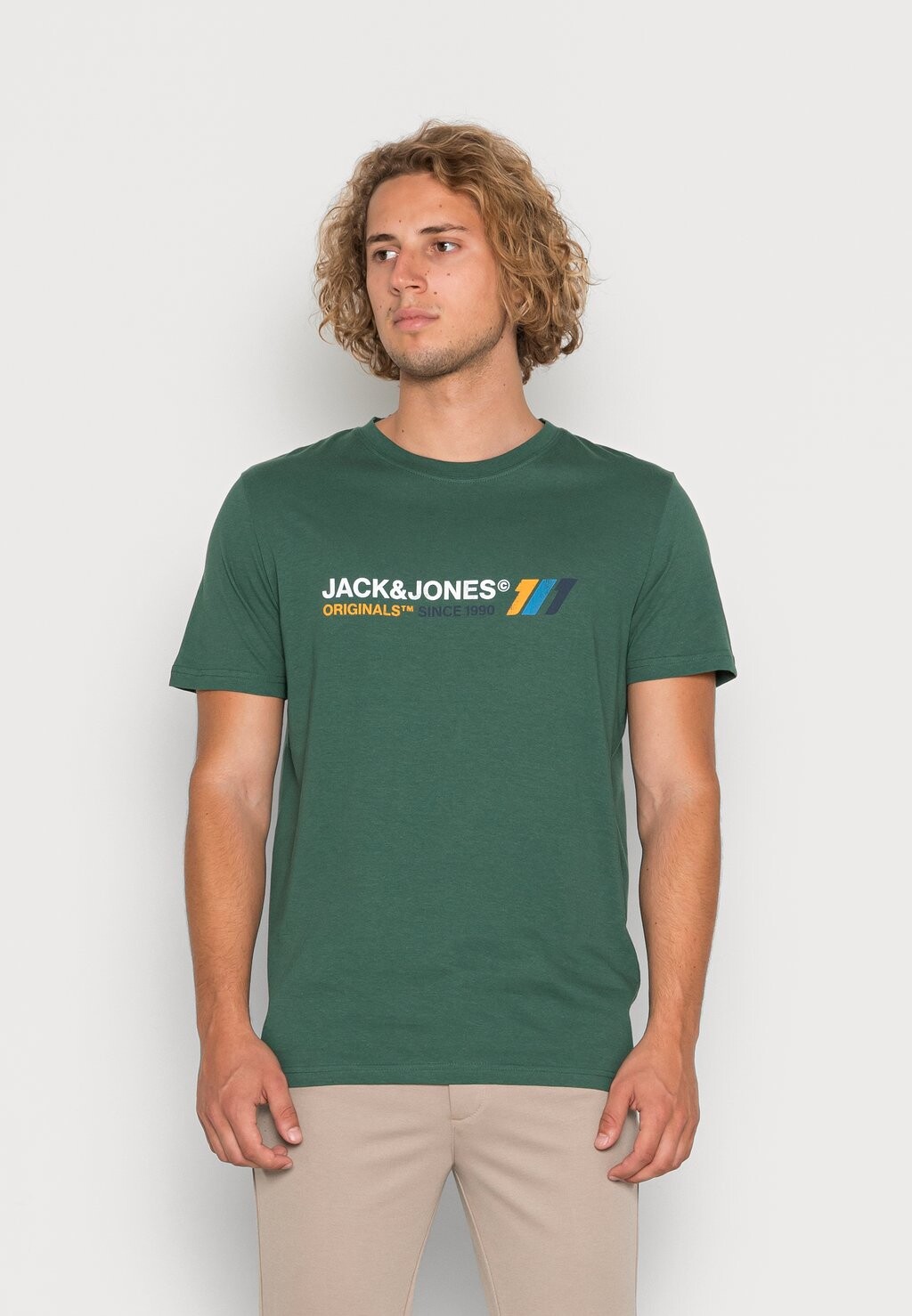 

Футболка с принтом Jack & Jones, зеленый