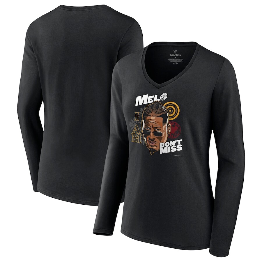 

Футболка с длинным рукавом Fanatics Branded Carmelo Hayes, черный