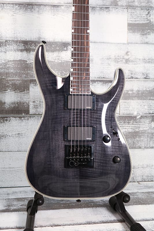 цена Электрогитара ESP LTD MH-1000ETFM EverTune Electric Guitar - See Thru Black