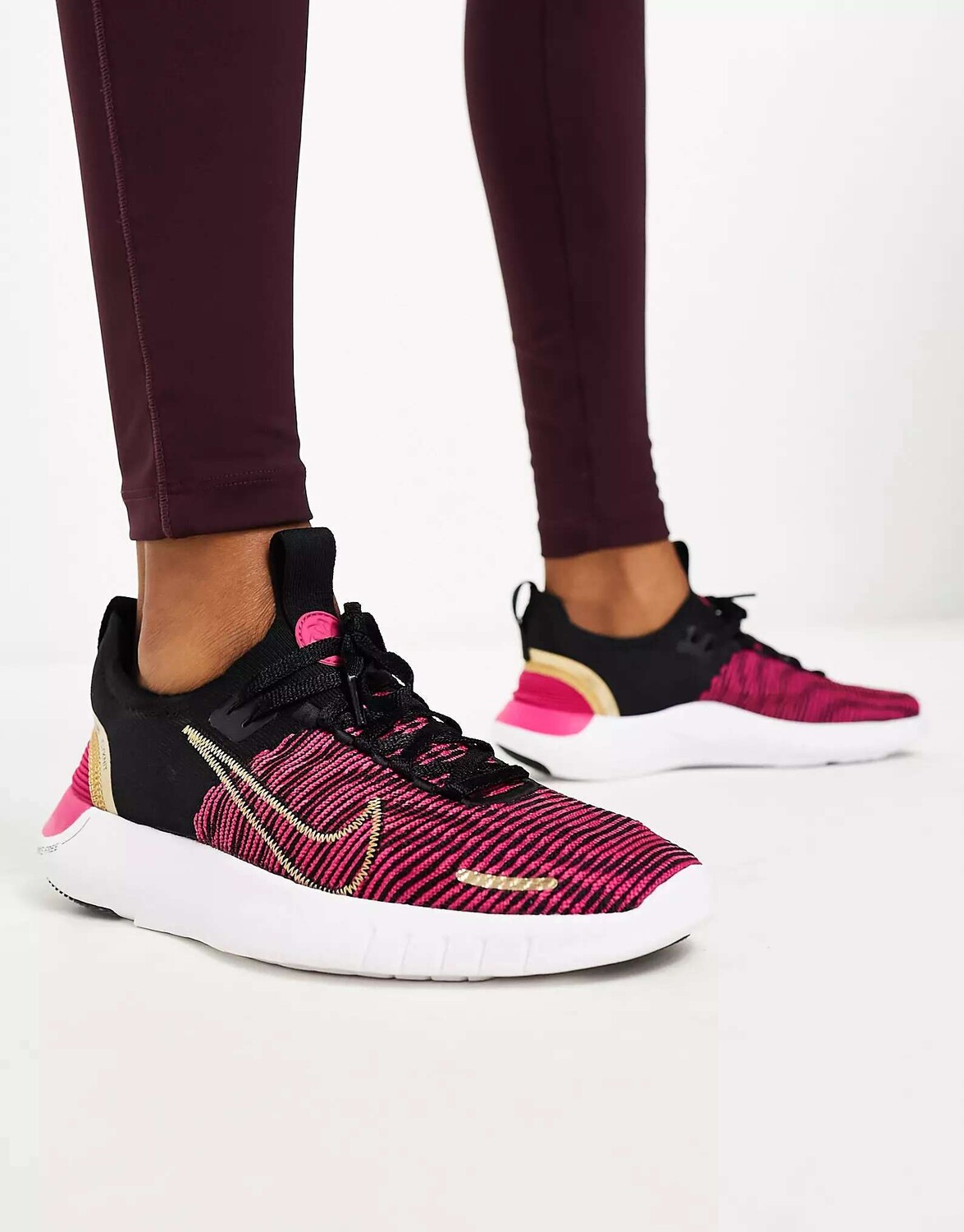 

Кроссовки Nike Free Run FK NN черного и ярко-розового цвета, Черный