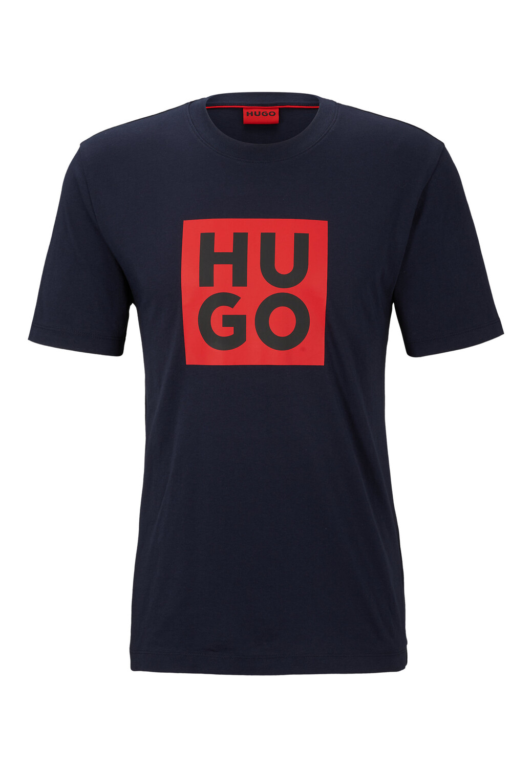 

Футболка HUGO DALTOR Regular Fit, темно-синий