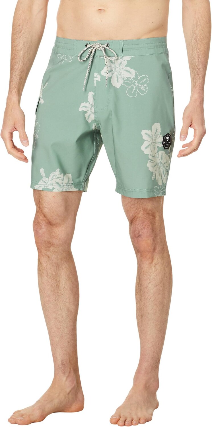 

Шорты для плавания VISSLA Byebiscus 17.5" Boardshorts, цвет Light Sage