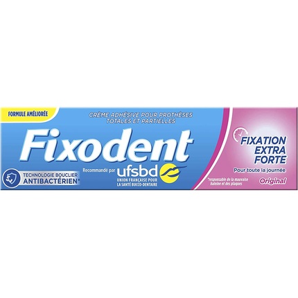Оригинальный крем-адгезив для зубных протезов 47G, Fixodent профессиональный клейкий крем для зубных протезов 40 г fixodent