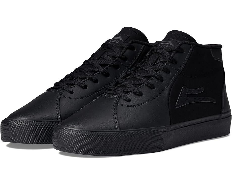 

Кроссовки Lakai Flaco II Mid, цвет Black/Black Leather