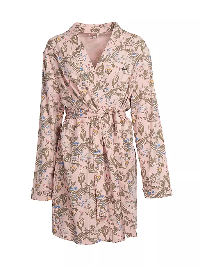 

Халат Nina из эластичного хлопка Barbour, цвет petal pink