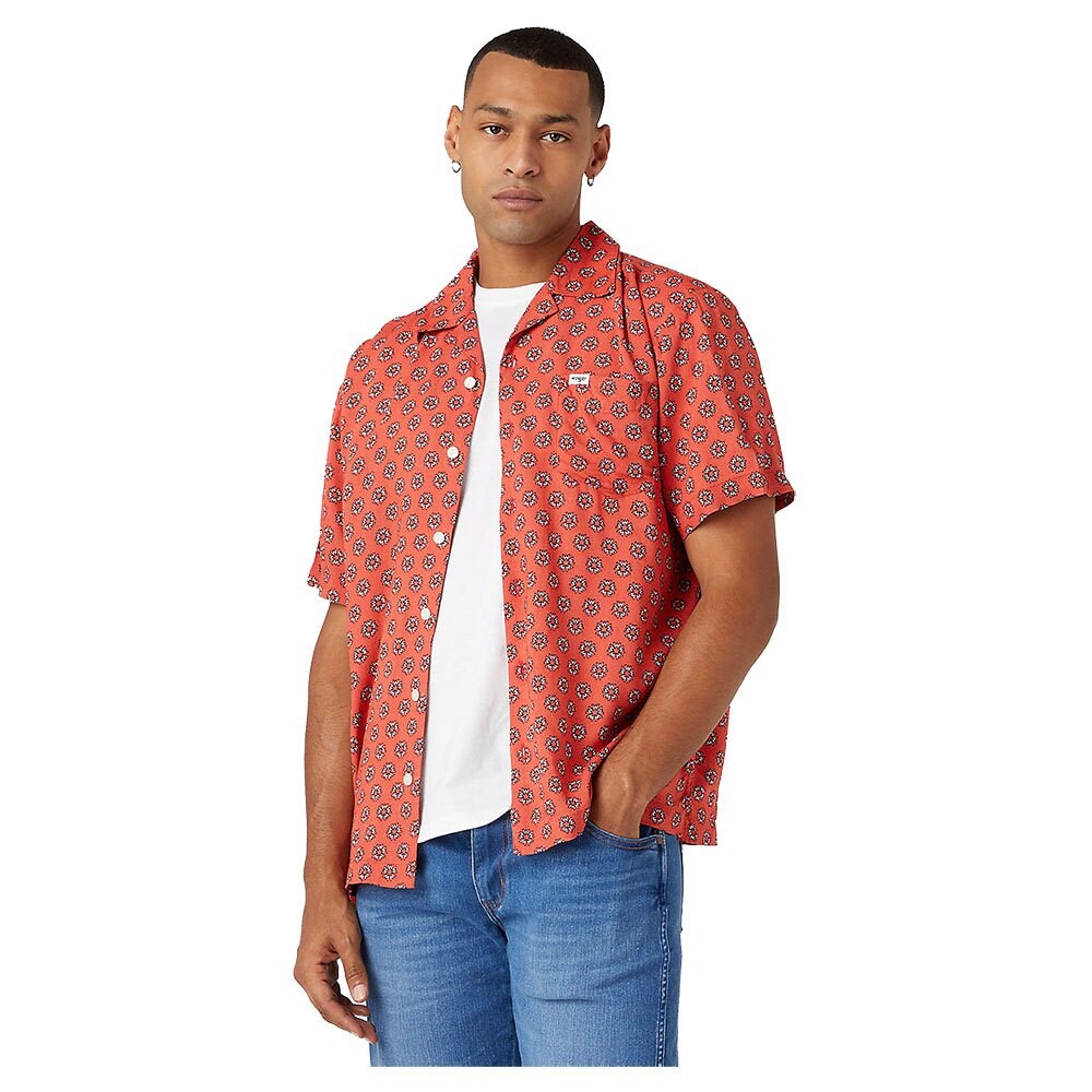 

Рубашка с длинным рукавом Wrangler 1 Pocket Resort Oversized, оранжевый