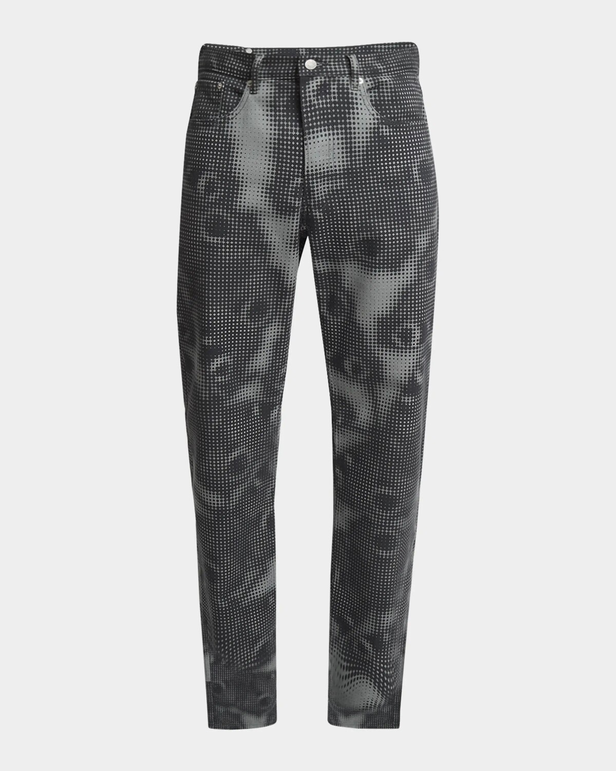 

Мужские джинсы с принтом Panthero Dries Van Noten, антрацит