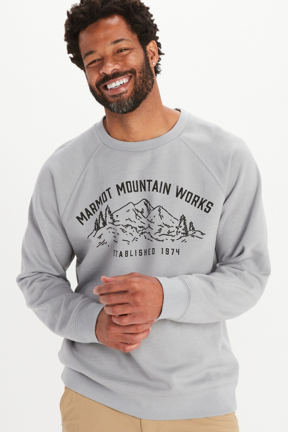 

Толстовка Mountain Works Crew, мужская Marmot, серый