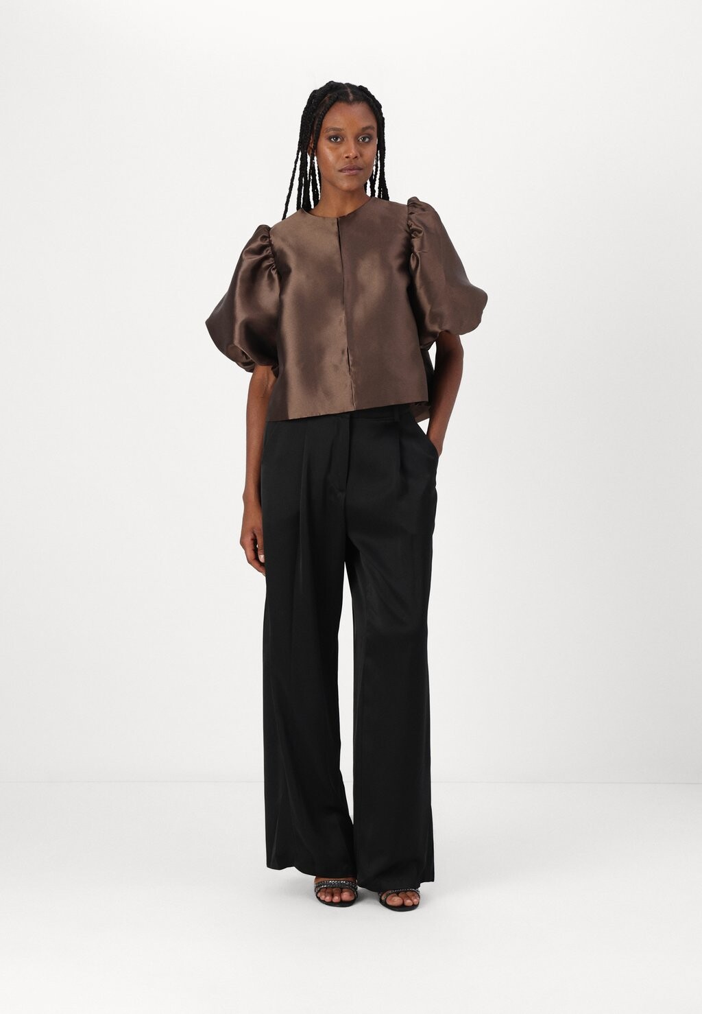 

Блуза CLEO BLOUSE Malina, темно-коричневый