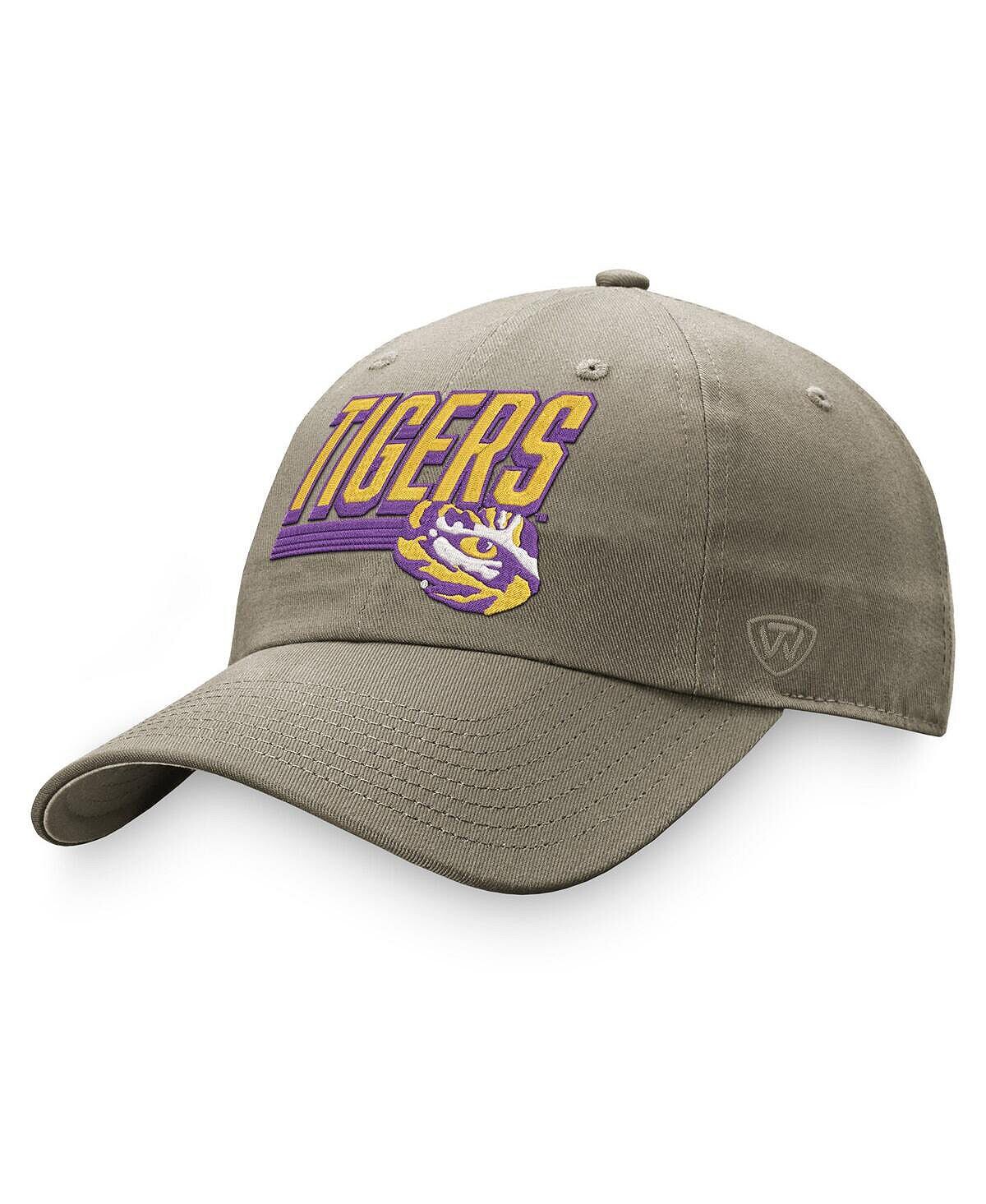 

Мужская бейсболка цвета хаки LSU Tigers Slice Top of the World
