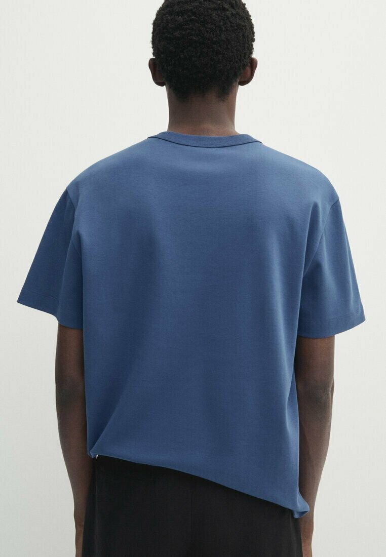 

Базовая футболка SHORT SLEEVE Massimo Dutti, синий