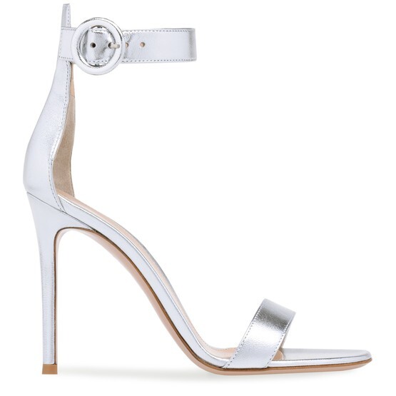 

Босоножки Portofino 105 Gianvito Rossi, серебряный