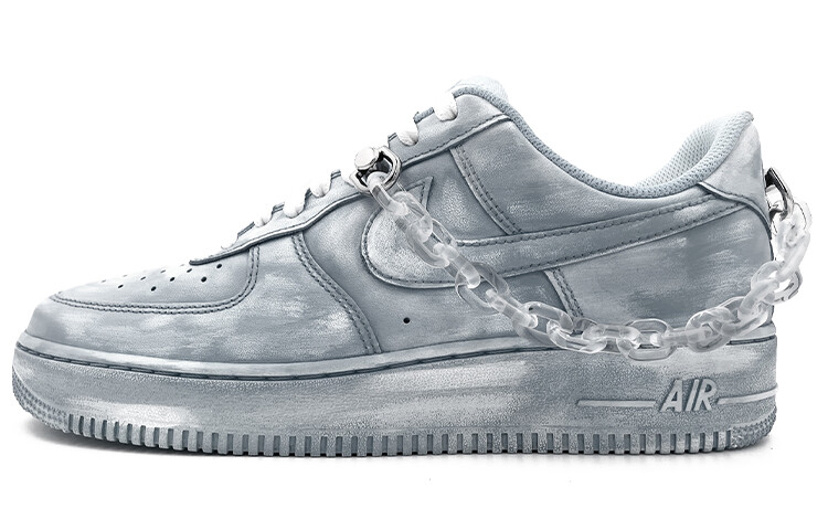 

Мужские кроссовки Nike Air Force 1 Low Customs Grey