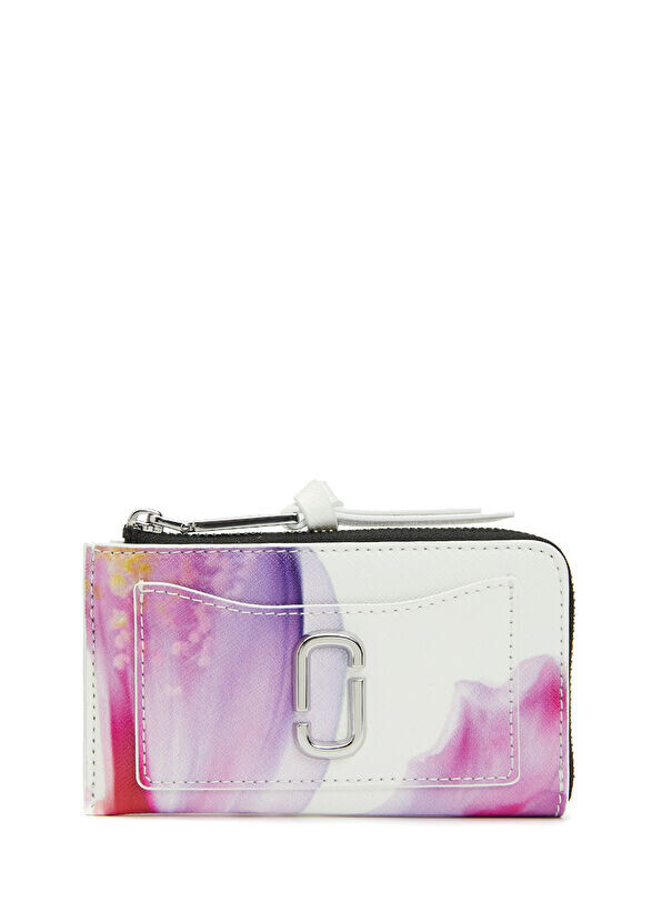 

Женский кожаный кошелек с цветными блоками Marc Jacobs, белый