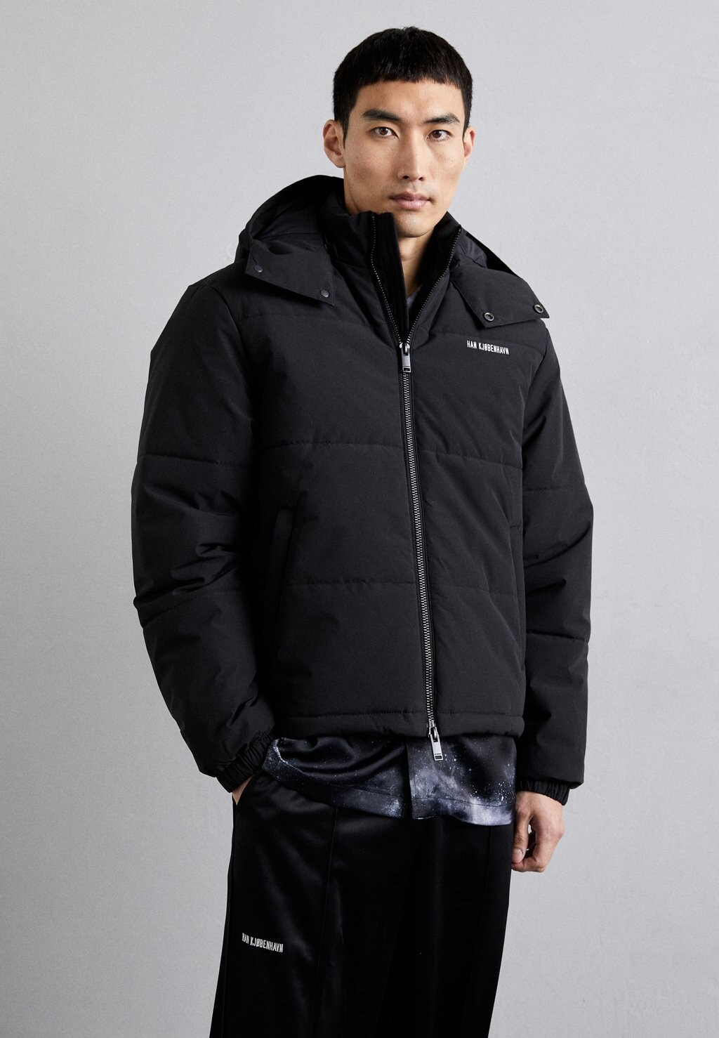 

Зимняя куртка HOODED JACKET Han Kjøbenhavn, цвет black