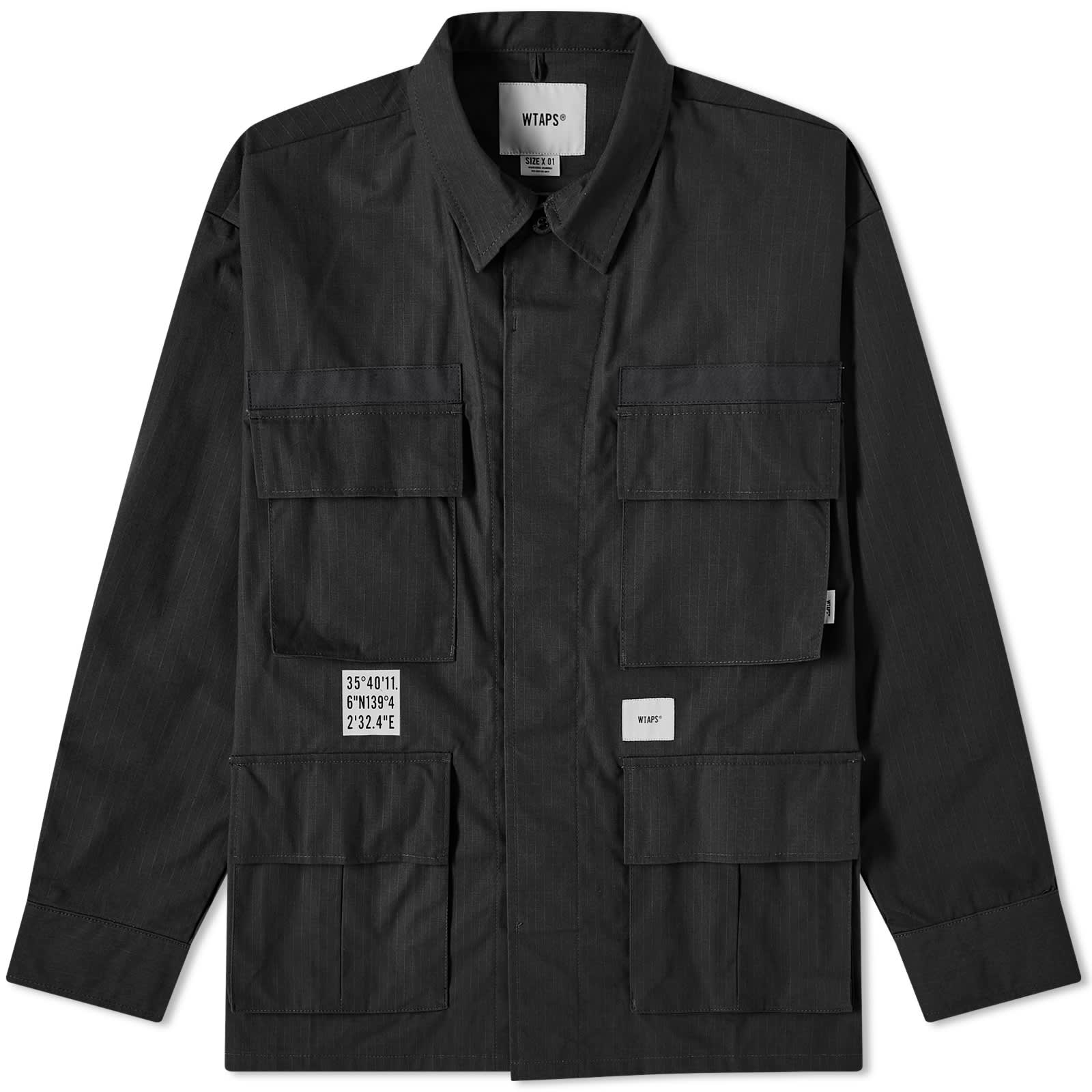 Куртка Wtaps 13 Shirt, черный куртка wtaps 13 shirt цвет olive drab