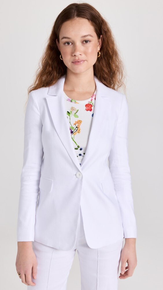 

Блейзер alice + olivia Macey, белый
