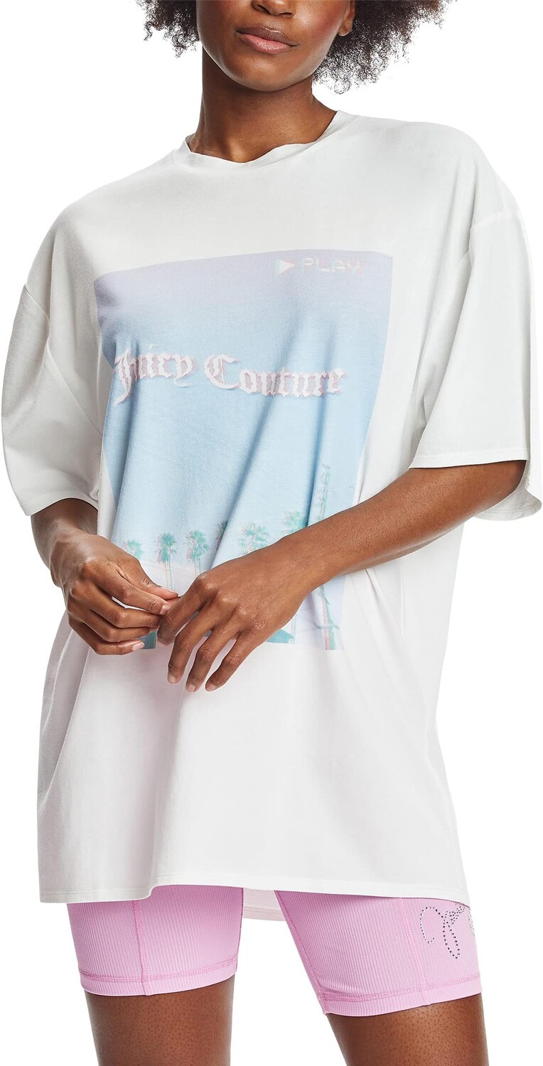 

Футболка оверсайз Juicy Couture, цвет Bleached White