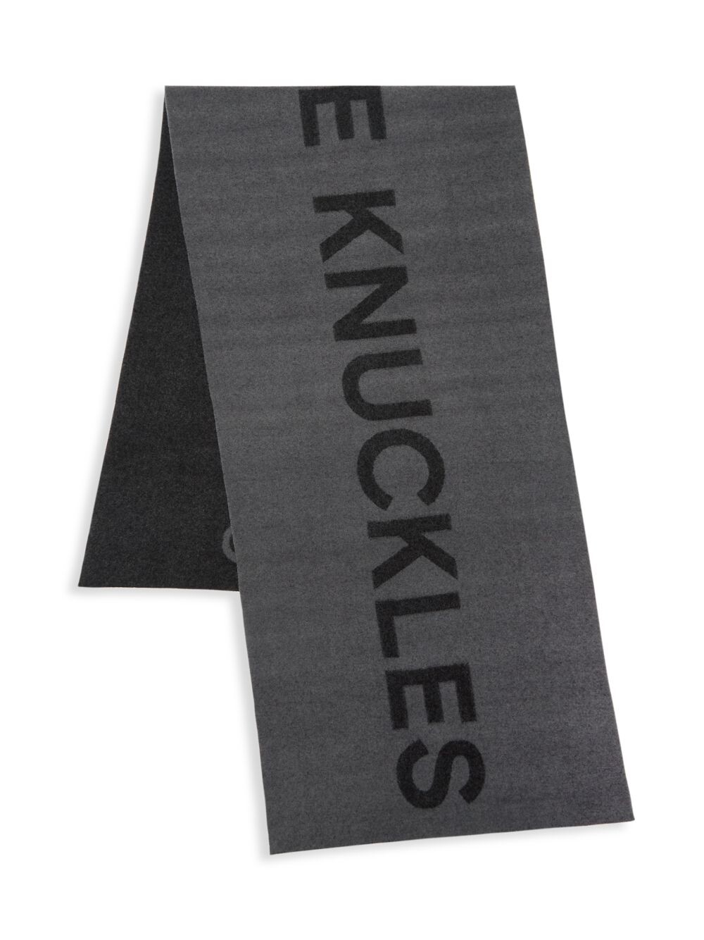 

Шарф из смеси шерсти и кашемира с контрастным логотипом Moose Knuckles, черный
