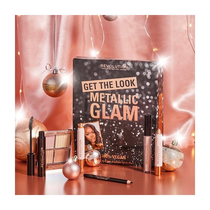

Набор косметики Get The Look Metallic Glam Set de Maquillaje Revolution, Set 5 productos
