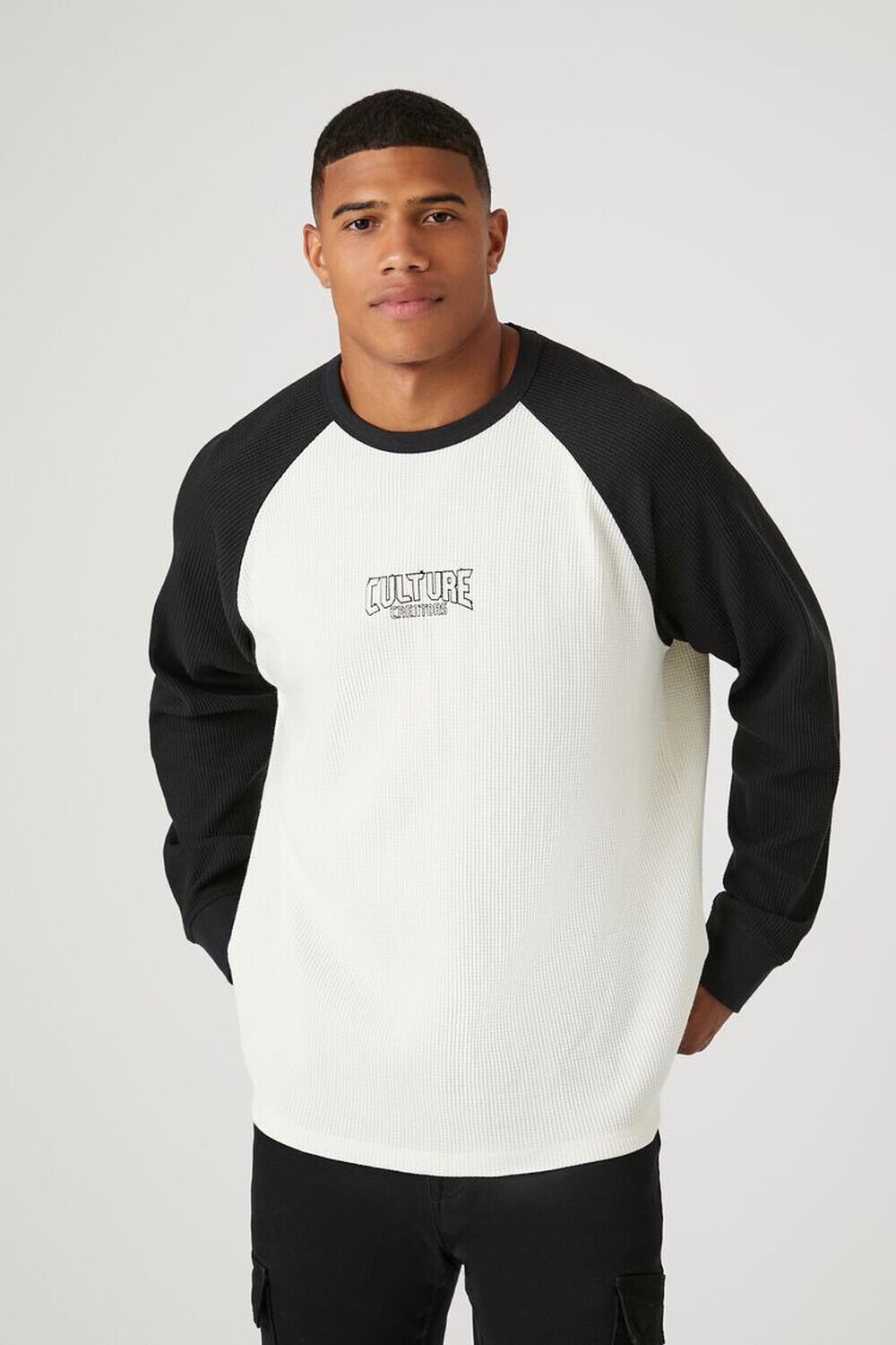 

Футболка Culture Creators реглан Forever 21, черный