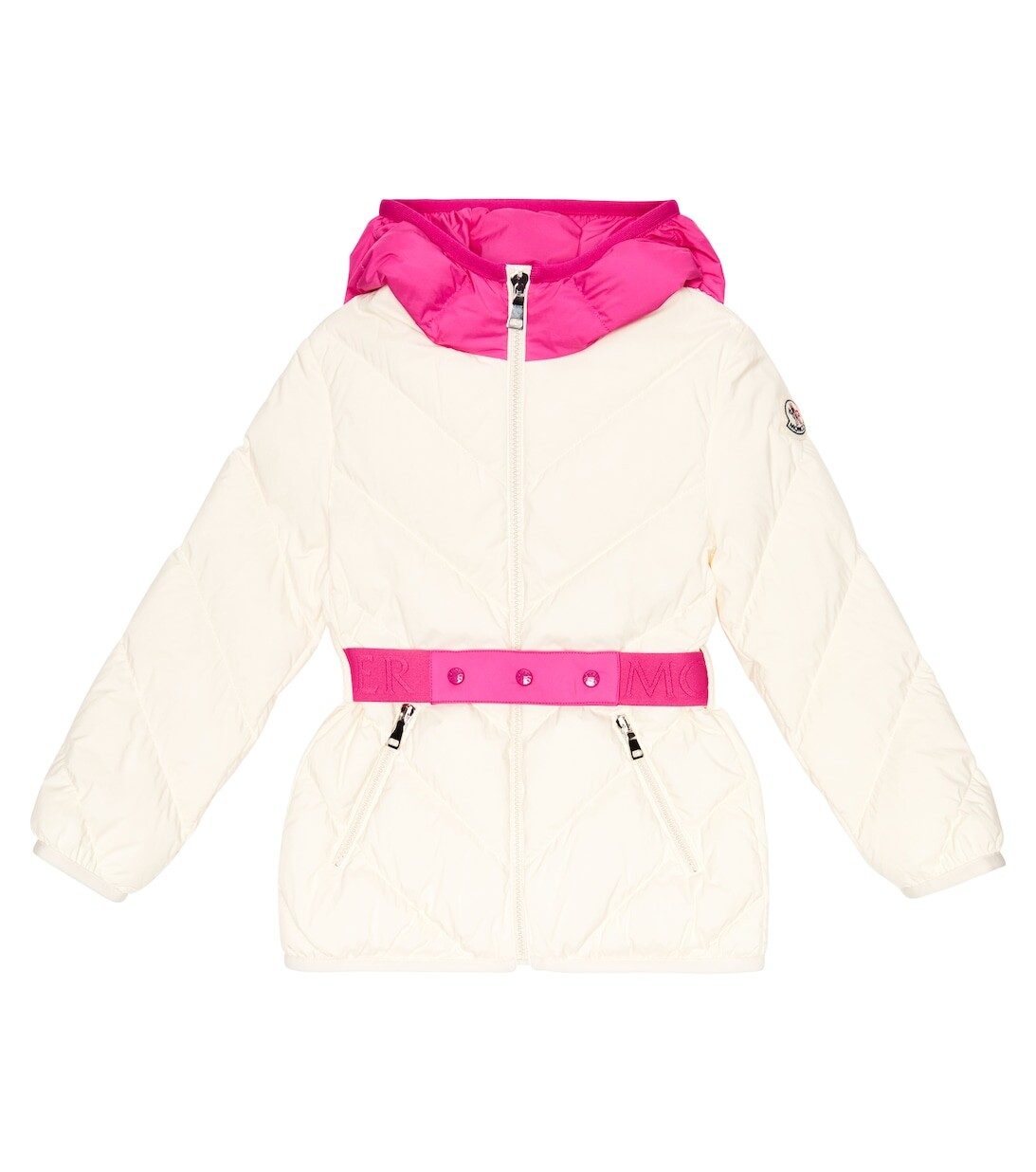 

Пуховик каори Moncler Enfant, белый