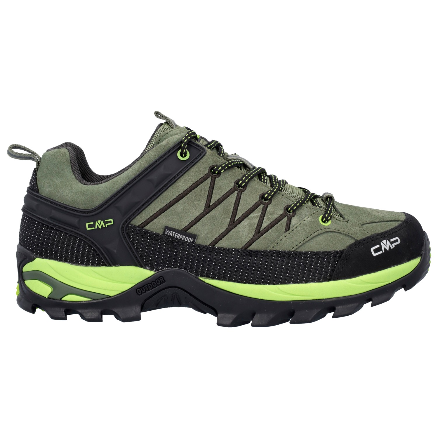 Мультиспортивная обувь Cmp Rigel Low Trekking Shoes Waterproof, цвет Kaki/Acido