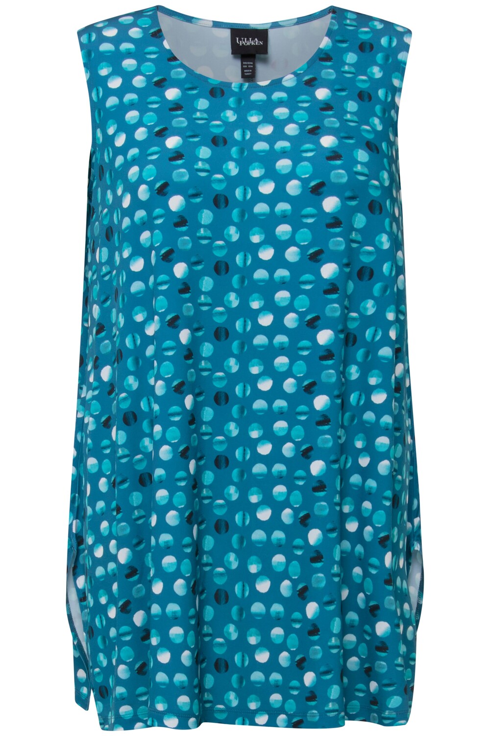 

Футболка Ulla Popken Strick Top, цвет ozean blau