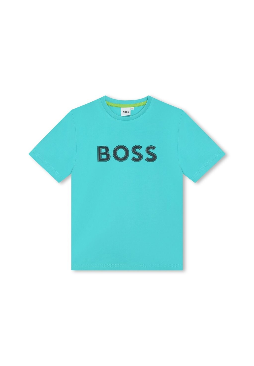 

Футболка с принтом AVEC LOGO BOSS Kidswear, синий