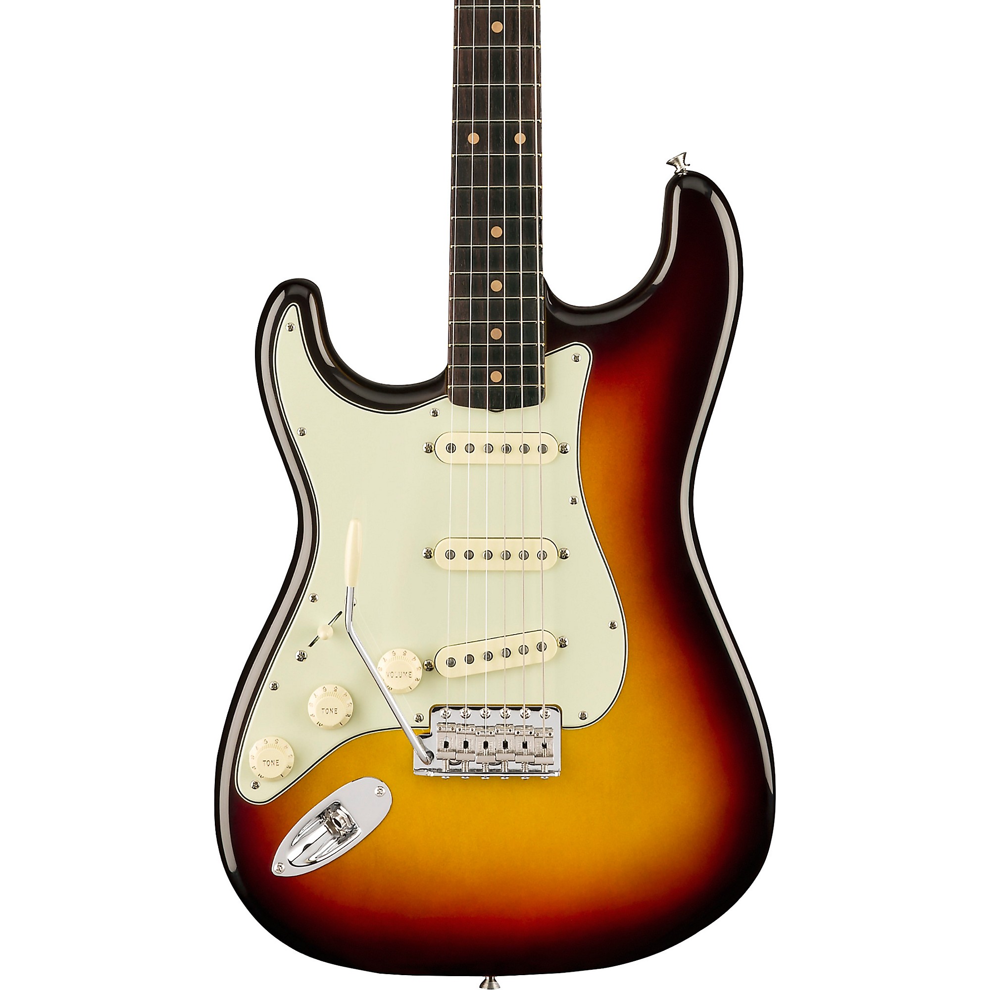 Электрогитара Fender American Vintage II 1961 Stratocaster, левосторонняя, 3-цветная, Sunburst электрогитара fender american vintage ii 1961 stratocaster 3 color sunburst lefty
