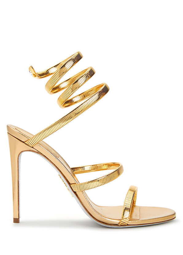 

Женские кожаные сандалии junier gold Rene Caovilla