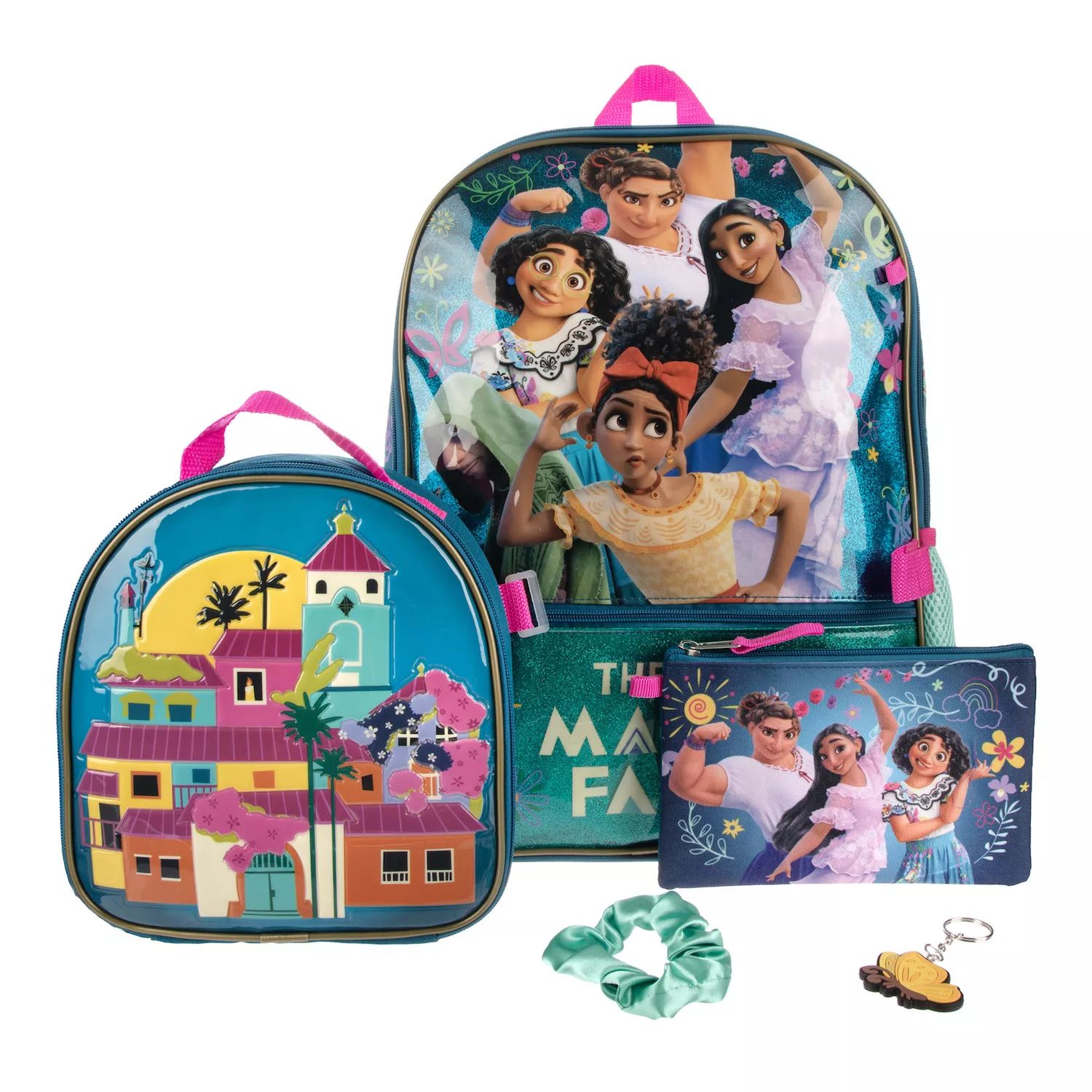 сумка для аксессуаров encanto disney мультиколор Набор рюкзаков Disney's Encanto Kids из 5 предметов