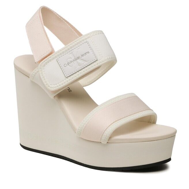 

Сандалии Calvin Klein Jeans WedgeSandal Badge, белый
